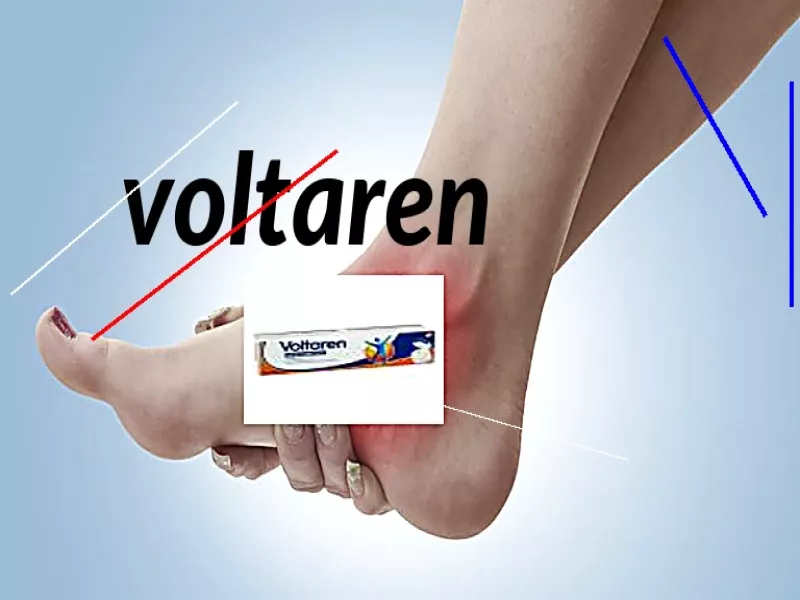 Voltaren avec ou sans ordonnance